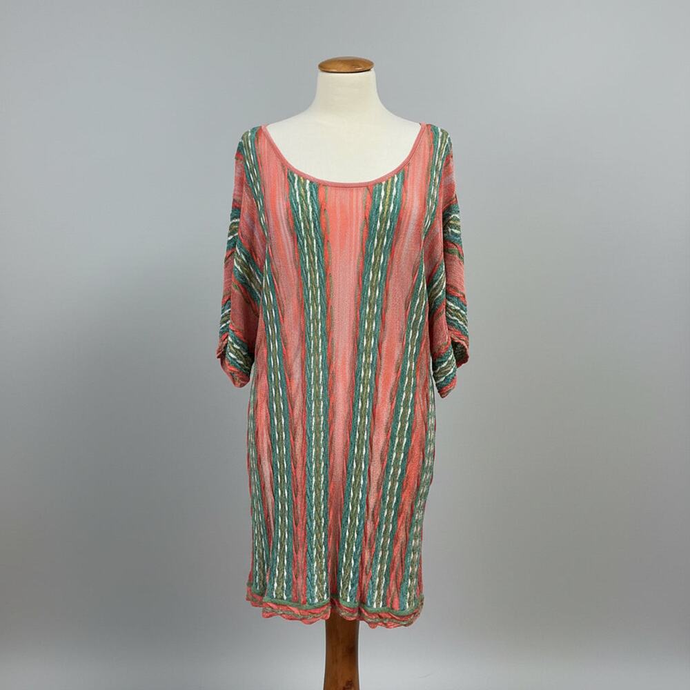 Missoni vintage orange and blue sweater, size M